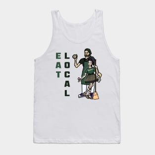 "Eat Local" Bakery Characters Tank Top